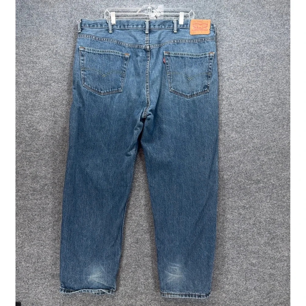 Levis 550 Relaxed Fit Jeans Mens 44x30 Blue Tapered Leg Denim Classic Casual